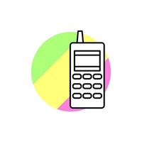 Telephone technology vector icon