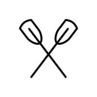 Paddle vector icon