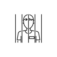 Prisoner vector icon