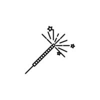 wand, magic vector icon