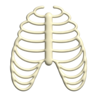 3d icon of skull bone png