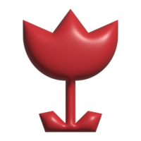 3d icon of flower png