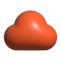 wolk 3d icoon png