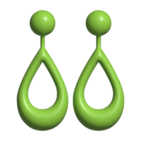 des boucles d'oreilles 3d icône png