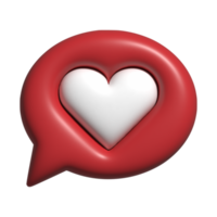 3d icon of love png