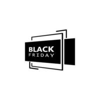 Black Friday poster stiker vector icon