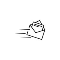 speed mail vector icon