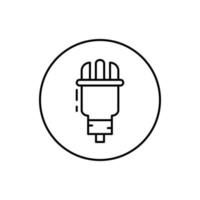 Plug, connector vector icon