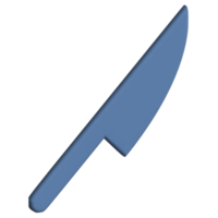 couteau 3d icône png