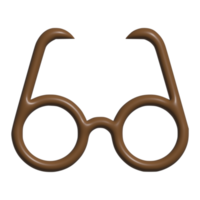 eyeglasses 3d icon png