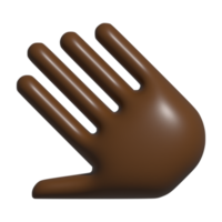 3d ikon av hand png