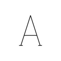 font, format, text vector icon
