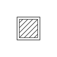 Box opened vector icon
