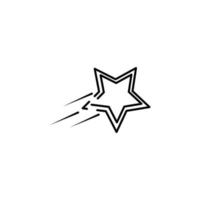 speed star vector icon