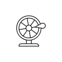 Wheel of fortune vector icon