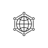data, network vector icon