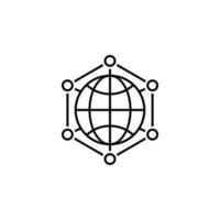 data, network vector icon