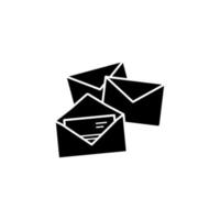 Message letters vector icon