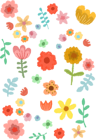 söt blomma bakgrund png