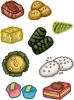 Rice Cake and Other Filipino Delicacies png