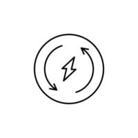 Power, energy vector icon