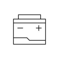 Battery, energy vector icon