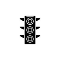 Light, traffic light vector icon