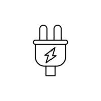 Plug, energy vector icon