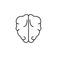 icono de vector de cerebro