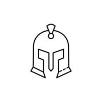 helmet, Greek vector icon