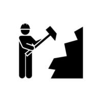 Job, worker, industry, manufacture vector icon