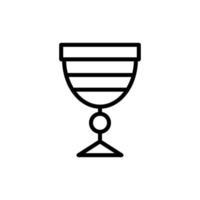 Glass Christianity vector icon