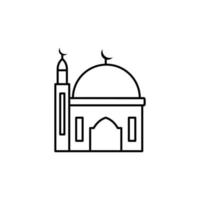 Small Mosque vector icon