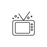 Tv old history cultures vector icon