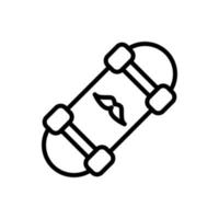 Skate, sport vector icon