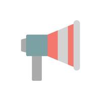 Marketing microphone vector icon