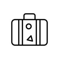 Luggage, bag vector icon