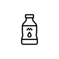 Water, bottle vector icon