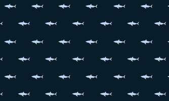 pattern with sharks vector