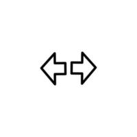 turn signal indicator icon design vector