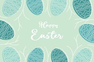 geometric pattern abstract background, with transparent easter ornament and twigs, Template for banner, poster, social media, spring greeting card. vector