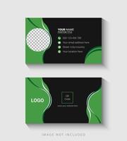 Vector modern style business card template design
