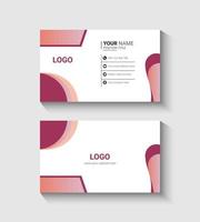 Vector creative simple and modern business card template design