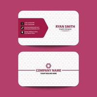 Modern business card design, Company business card design. vector