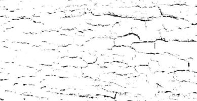 Distressed overlay texture of rough surface, cracked wood, tree bark. Grunge background. one color graphic resource. vector