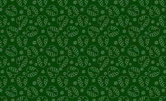 Tropical background with monstera leaves. Seamless floral exotic hawaiian pattern. Jungle  palm wallpaper. vector