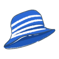 blu cappello mano disegno clipart png
