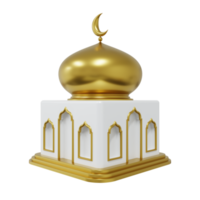 3d illustration of islamic palace png