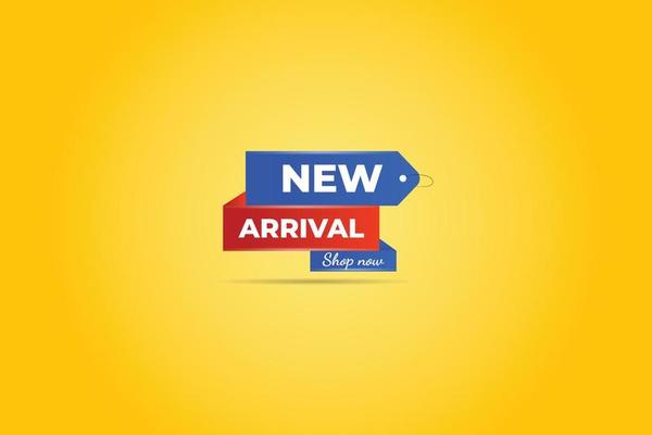 new arrival design illustration