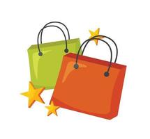 shopping bags element for delivery concept vector illustration